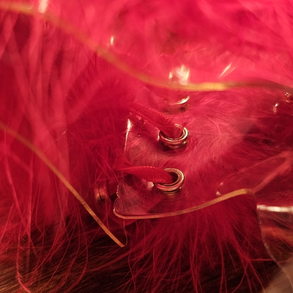 Never Worn Feathered Pleaser boots - Picture 9 of 11